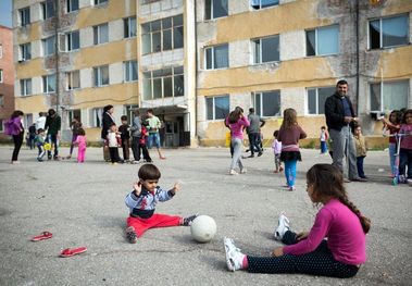 Asylsuchendes Kind in Bulgarien