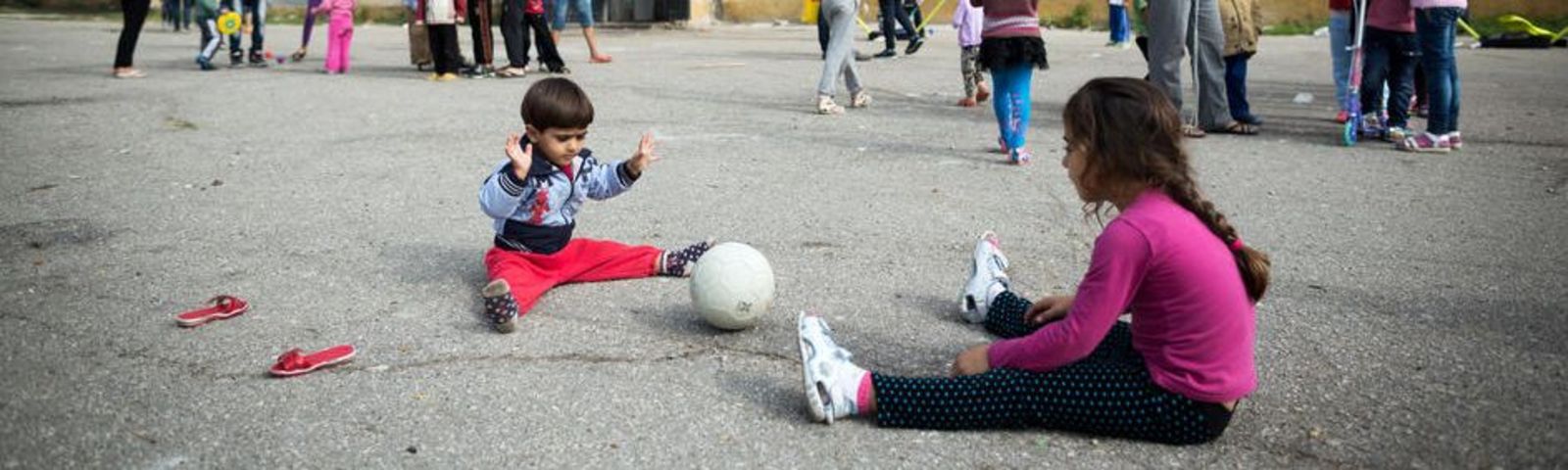 Asylsuchendes Kind in Bulgarien