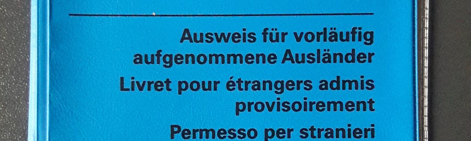 Aufenthaltsbewilligung F