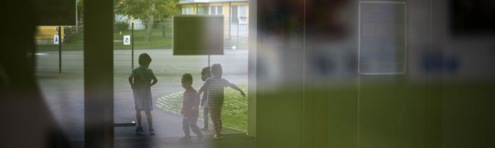 Kinder in einem Bundesasylzentrum