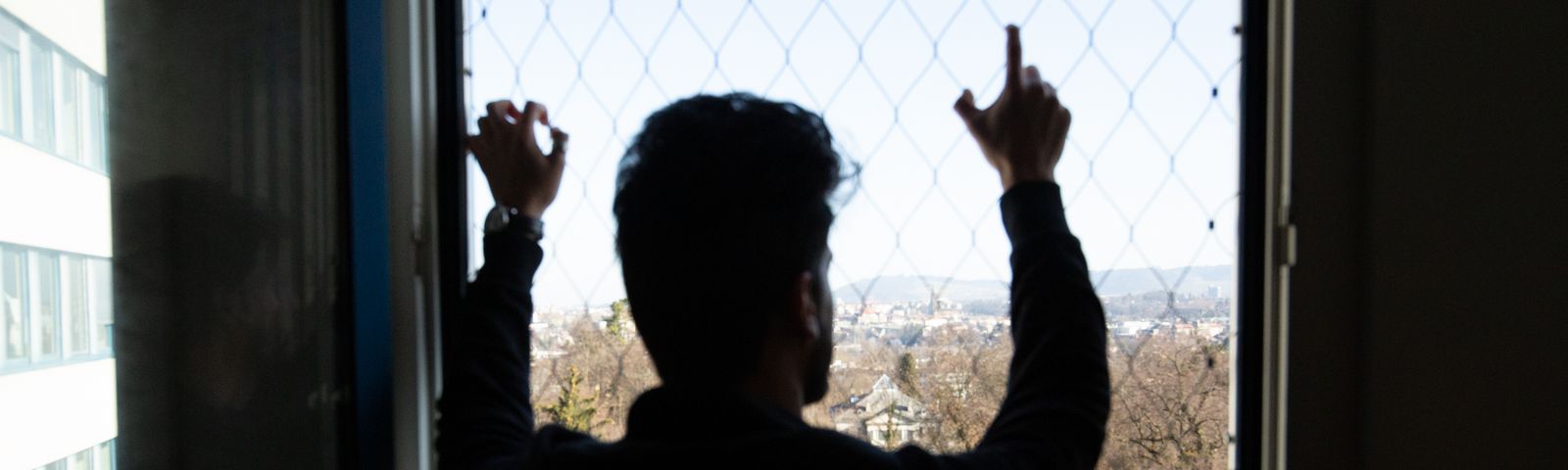 Person im Asylverfahren